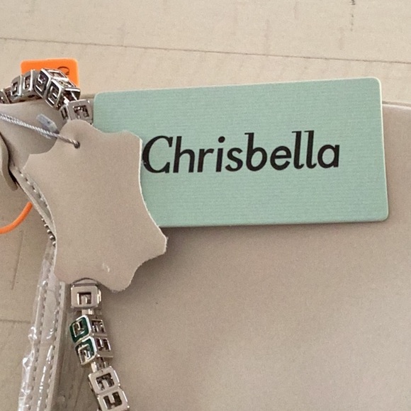 Chrisbella NWT Leather Cream Shoulder Crossbody Bag - Picture 8 of 9